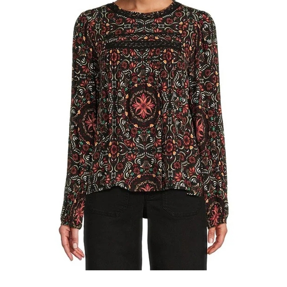 Nurture By Westbound Floral Print Long Sleeve Top - Picture 5 of 7